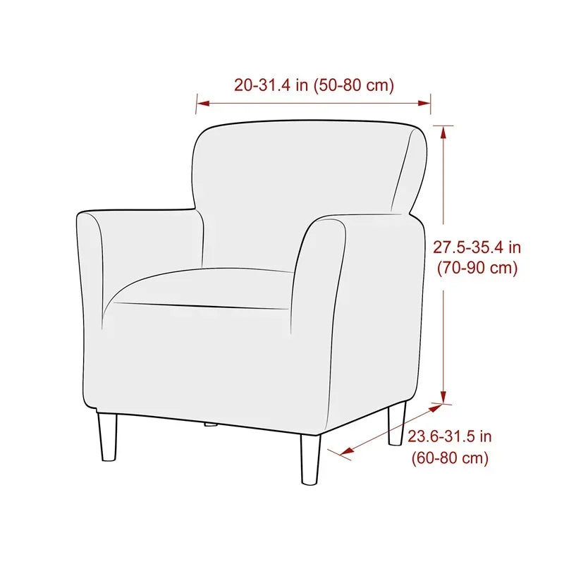 The Perfect Chair Hug | Stretch Velvet Armchair Cover – Fits Like a Dream, Feels Like Luxury