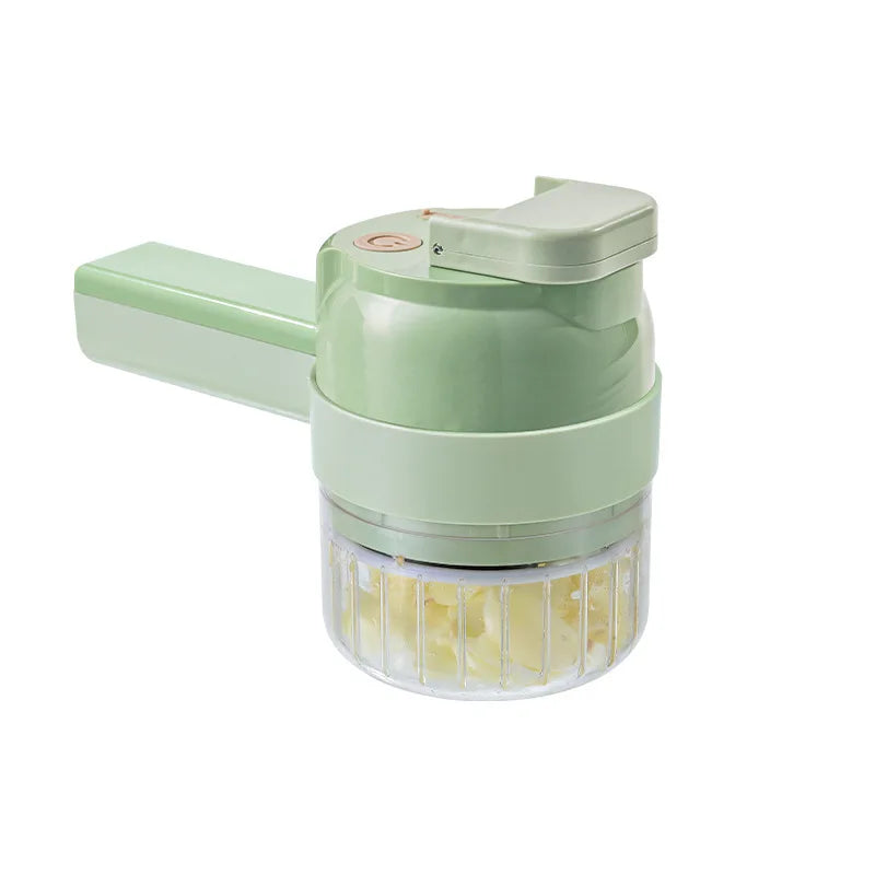 Gatling Electric Multifunctional Chopper / 4-in-1 Cordless Vegetable Grater and Garlic Crusher