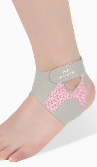 Adjustable elastic ankle brace