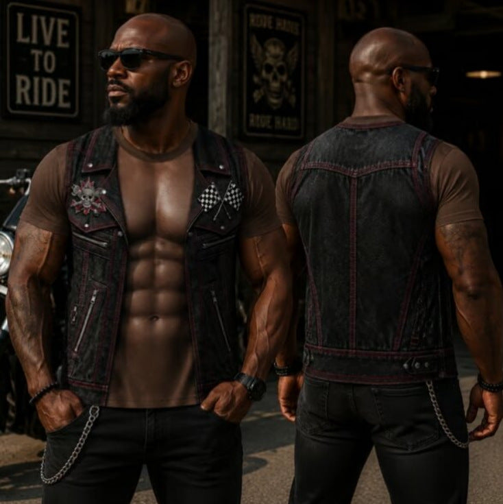 📢📢 50% off!! ⏰Funny men's T-shirt with muscle print