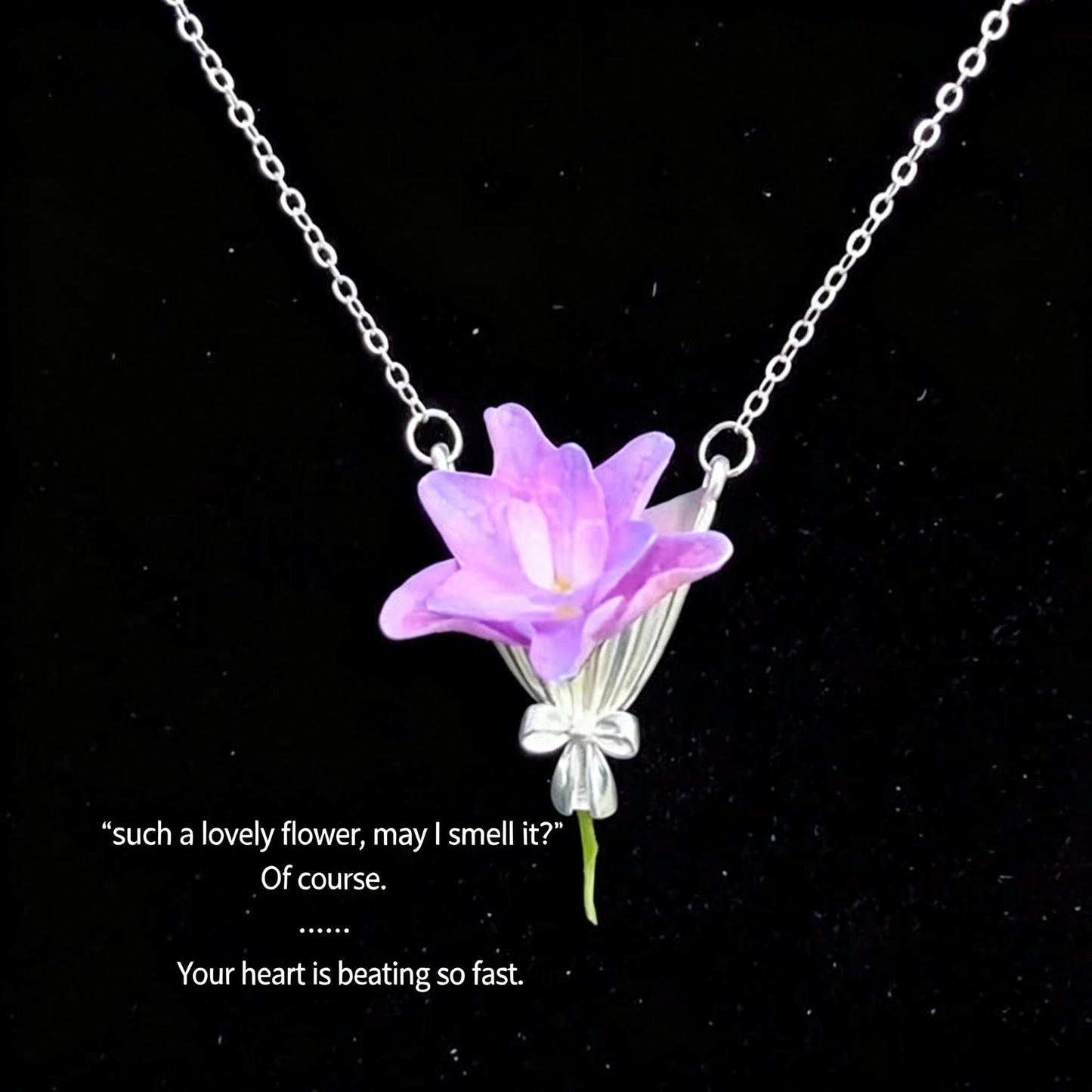 Creative Flower Vase Necklace: A Wearable Piece of Art