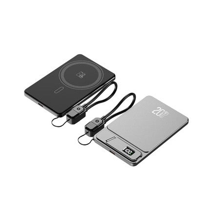 🔋⚡ 22.5W External Battery – Magnetic, Slim, Charges 3 Devices at Once!