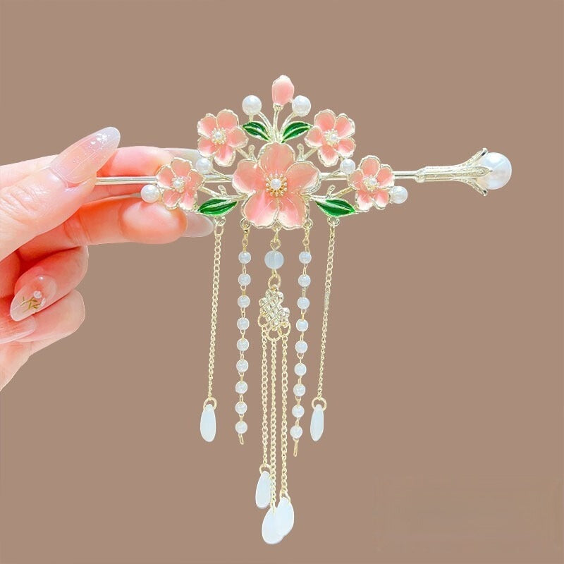 New Style Lily of the Valley Tassel Hairpin – Elegant Hair Stick