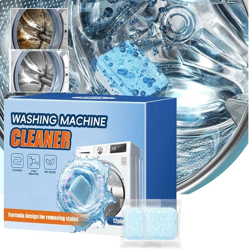🧼50% OFF NOW ! ✨Washing Machine Cleaner Tablets – Deep Cleaning Deodorizing Descaler Tablets for Front‑Load & Top‑Load Washing Machines