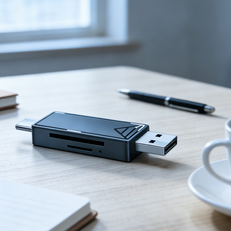 2-in-1 High-Speed Memory Card Reader