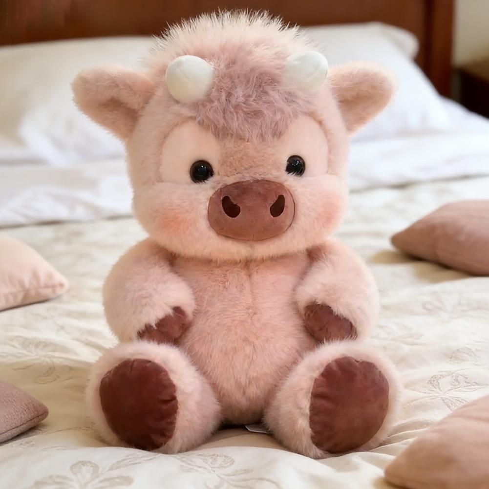 Meet "Roo" – The Softest Highland Cow Plush | Cuddly, Fluffy, and Impossible Not to Love
