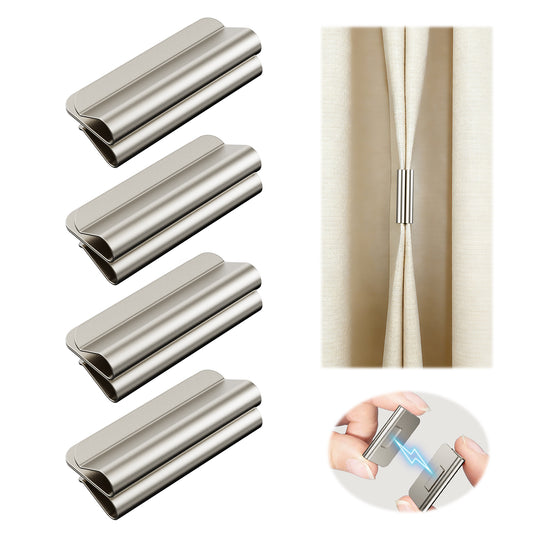 The Magnetic Curtain Seal | No-Drill, No-Sew Light Blocking Clips – Perfect for Bedrooms & Dorms
