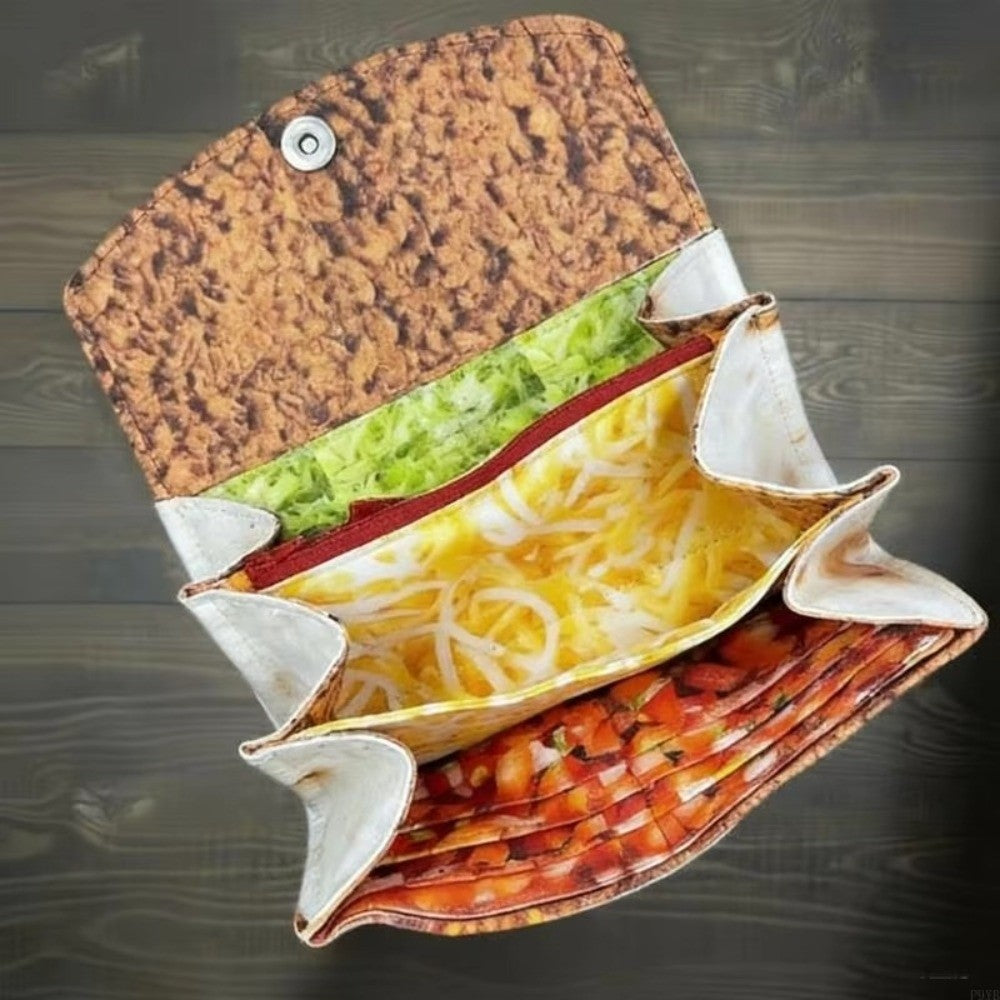 The Burrito Wallet / Mexican Burrito Shaped Wallet
