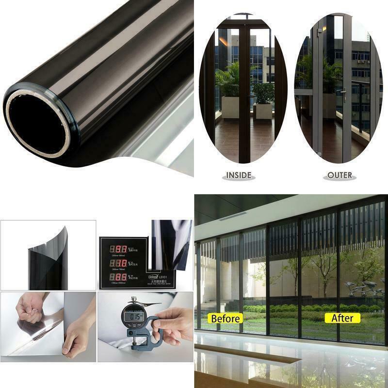 One-Way Privacy Window Film | Sunscreen Heat Insulation Glass Sticker – UV Block Solar Film for Home & Office