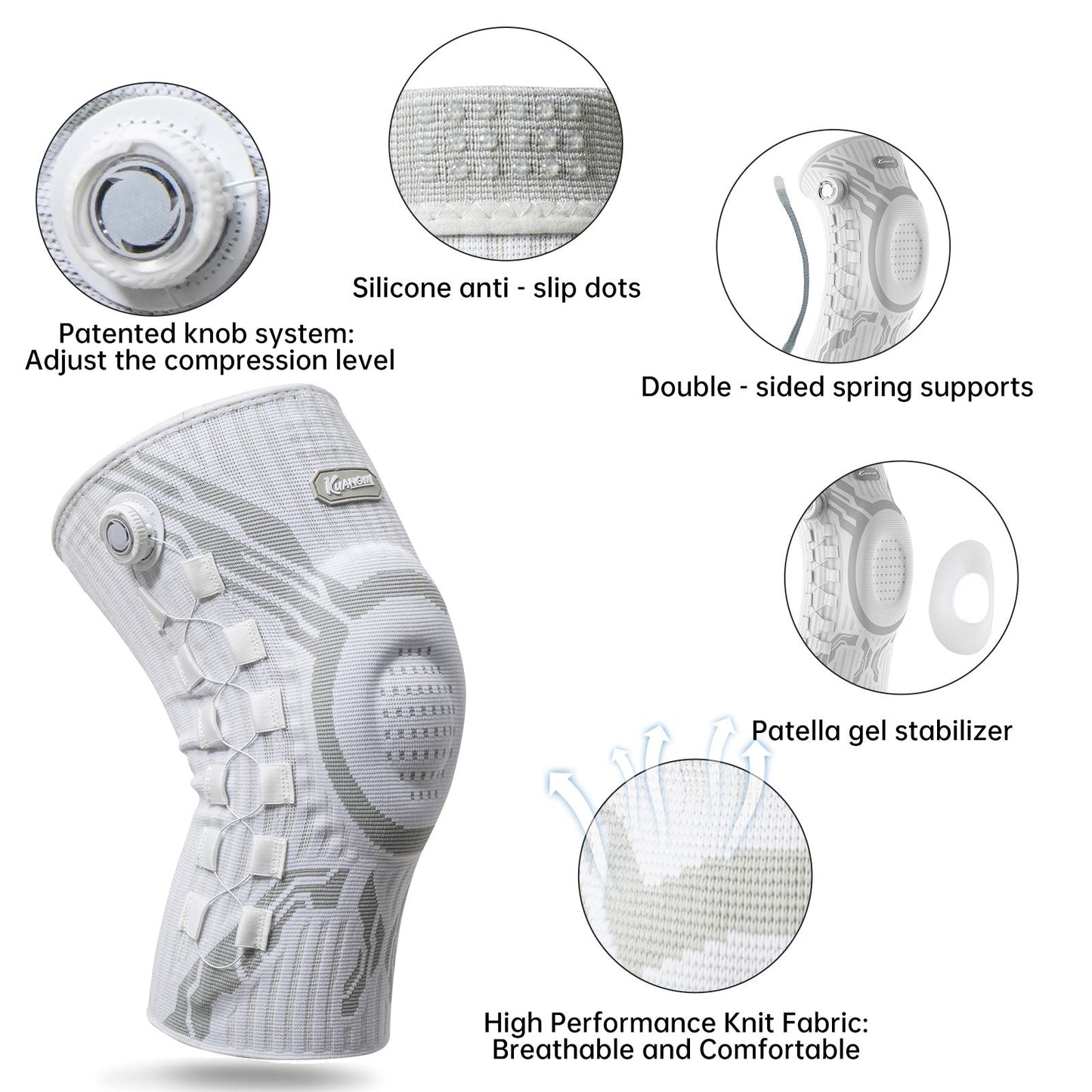 Professional Sports Knee Pads / Multi-Purpose Knee Brace for Basketball, Running and Football