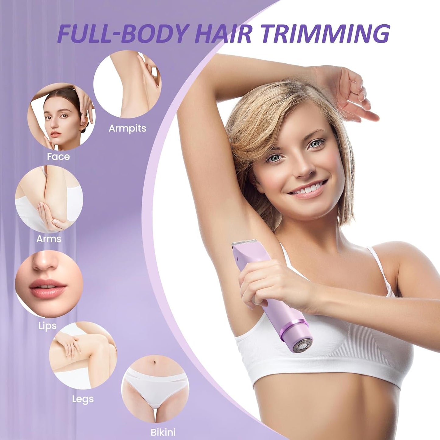 Universal Electric Hair Removal / Intimate Area Trimmer for Men and Women