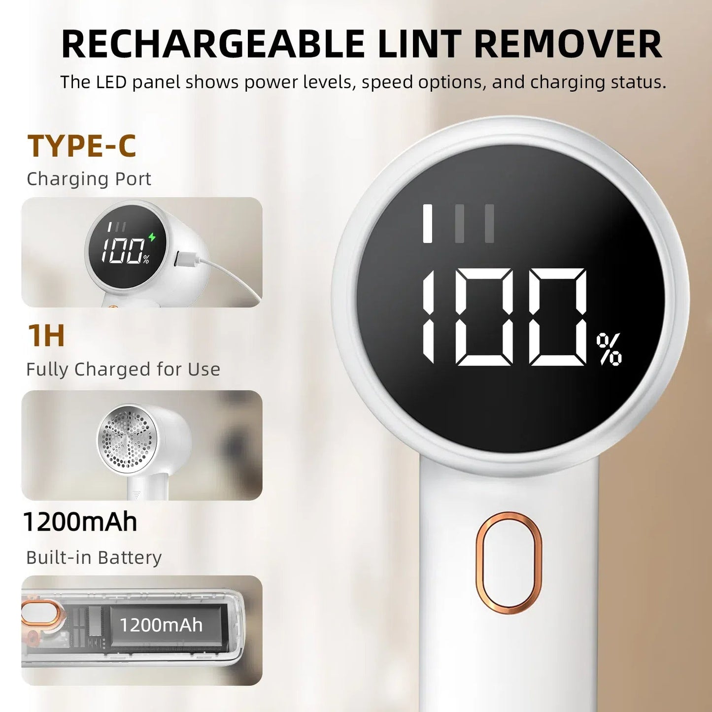 2026 New Electric Lint Remover / Rechargeable Lint and Pill Trimmer for Clothes