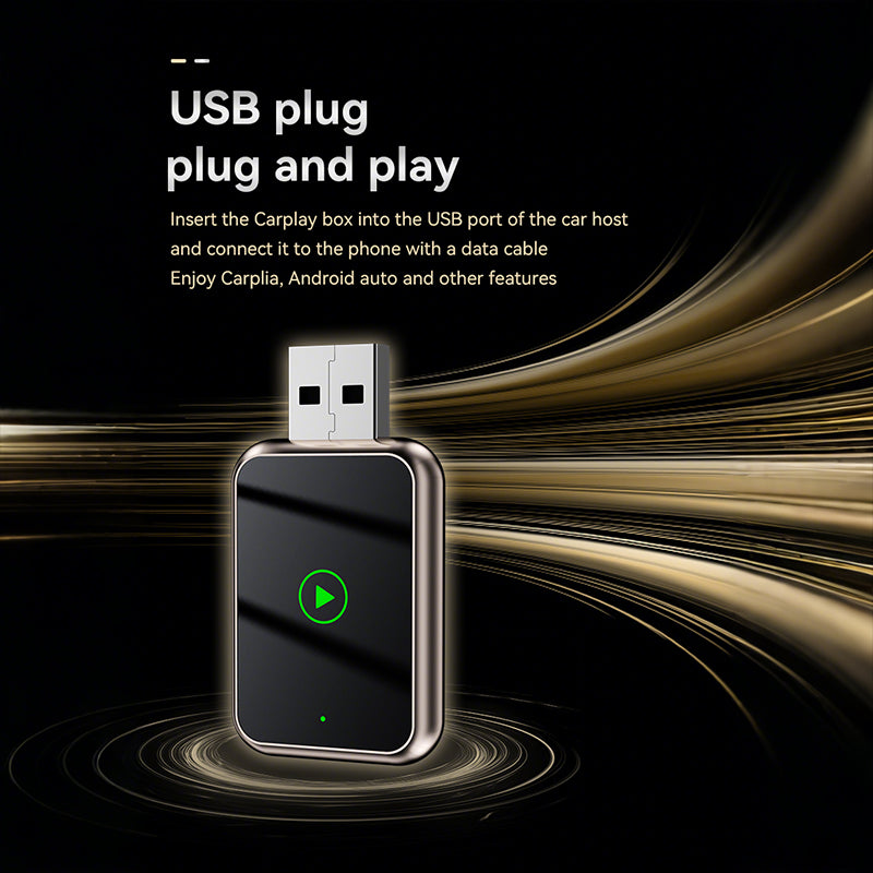 Wireless 2-in-1 CarPlay & Android Auto Adapter / Smart Car Connection Box