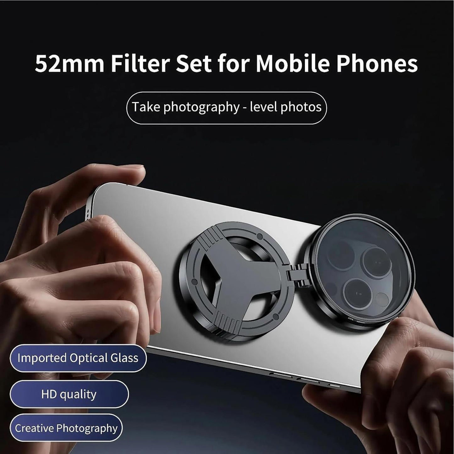 Magnetic Polarizing Filter / CPL Filter for Eliminating Reflections