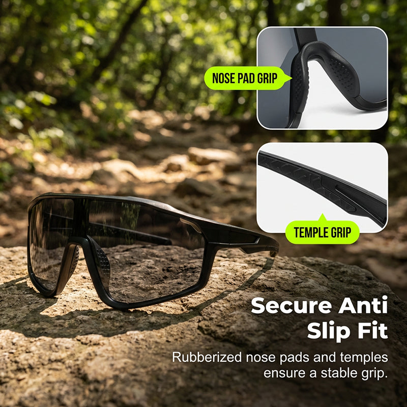 🌟New in 2026: Up to 50% off!🌟 Photochromic sports glasses for outdoor use