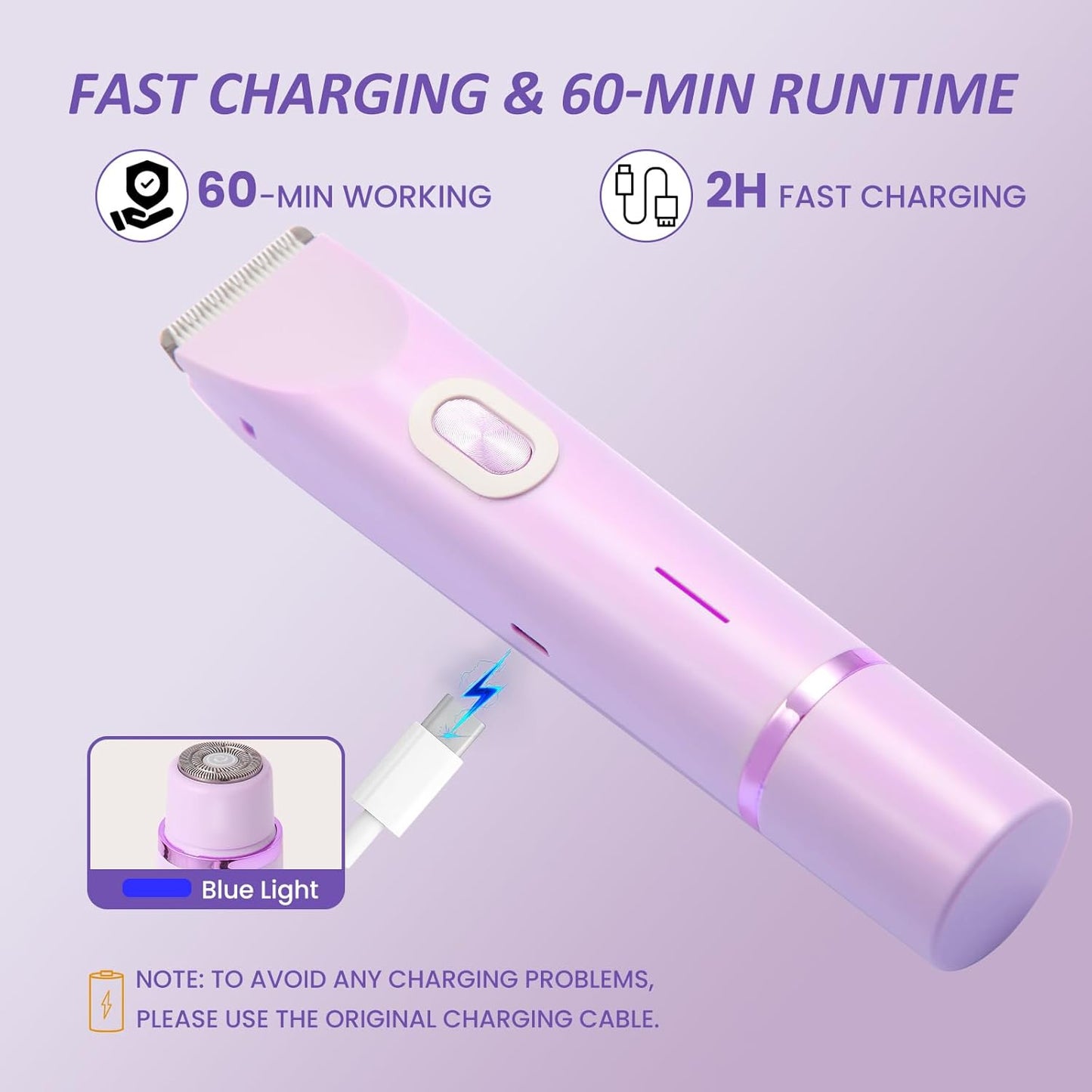 Universal Electric Hair Removal / Intimate Area Trimmer for Men and Women
