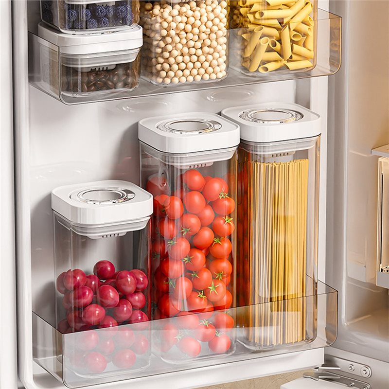 Sealed Storage Container with Pressure Lid / Food Grade Storage Jar for Flour and Grains