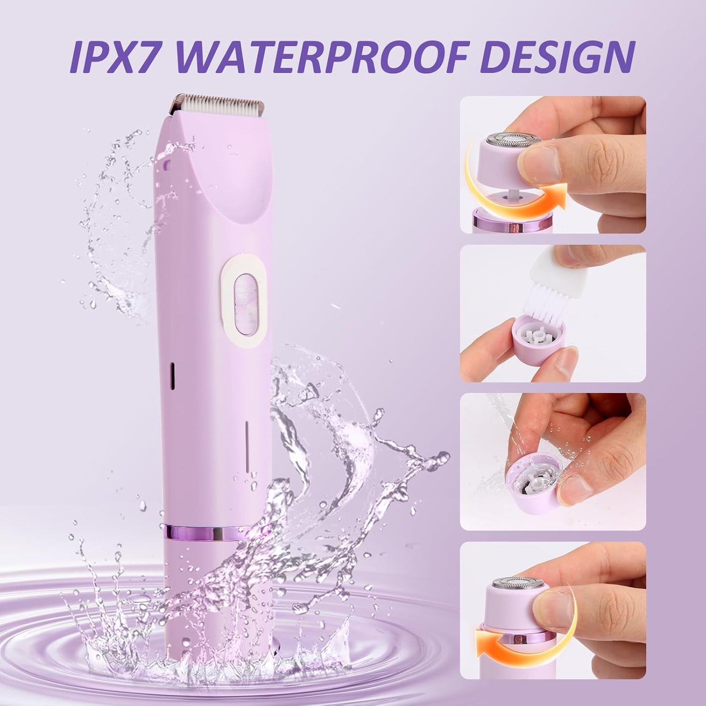 Universal Electric Hair Removal / Intimate Area Trimmer for Men and Women