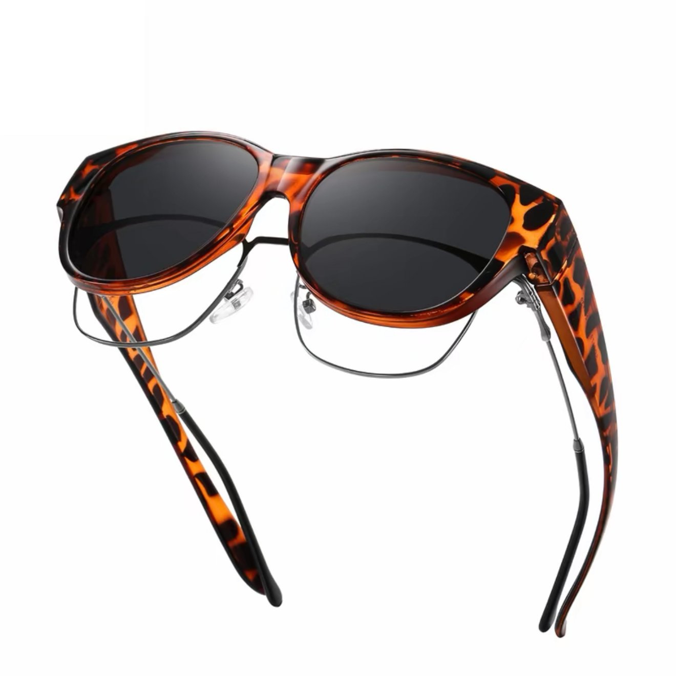🕶 New XL cat-eye sunglasses with polarized lenses.mi i ochroną UV40