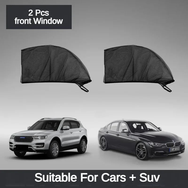 The Ultimate Car Window Screen | Mosquito Net + Sunshade + Privacy All in One