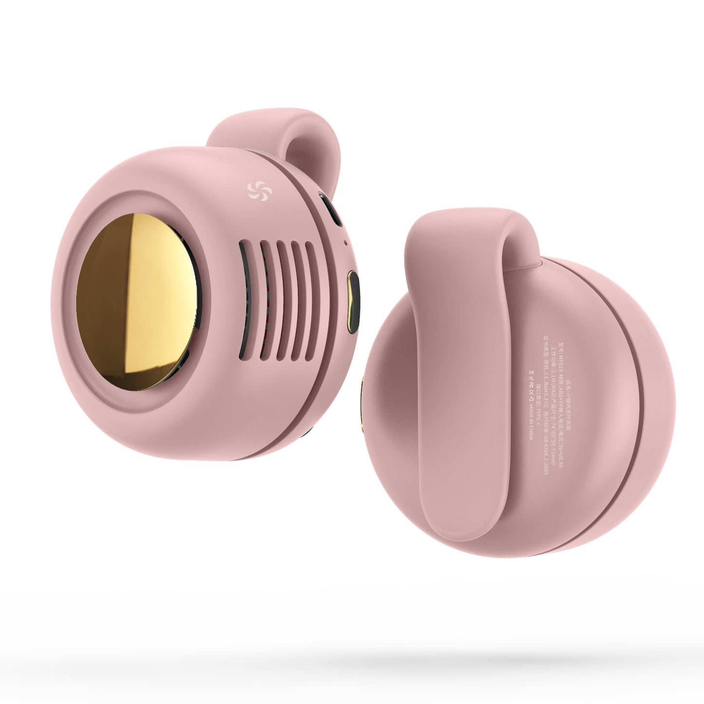 Small Portable Belt Fan / Bladeless Mini Fan with Clip Mount