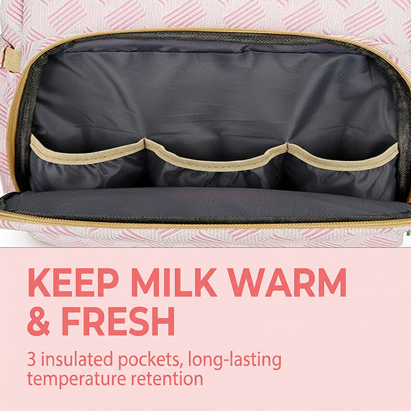 👶Mommy Diaper Bag Backpack – Large Capacity, Lightweight, Multifunctional, USB Charging, Waterproof