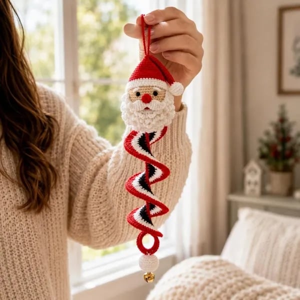 ☃️Last day 50% OFF - DIY spiral crochet snowman set