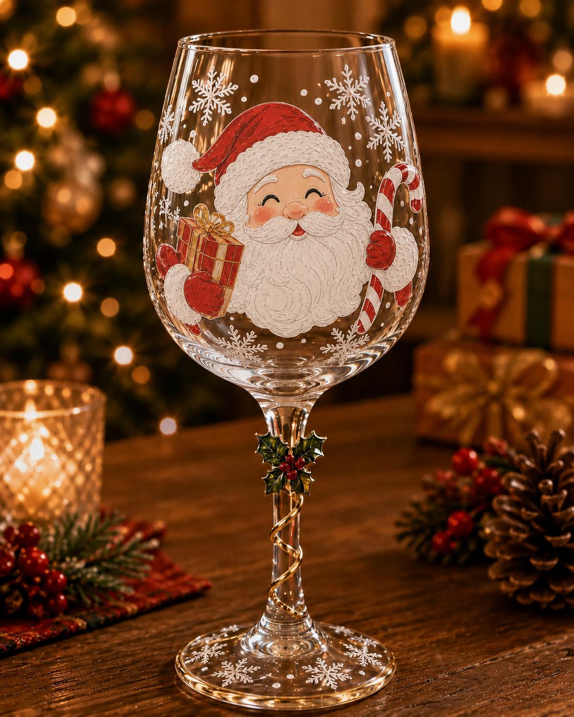 🔥🎁Christmas Wine Glass Collection Gift Box Set✨