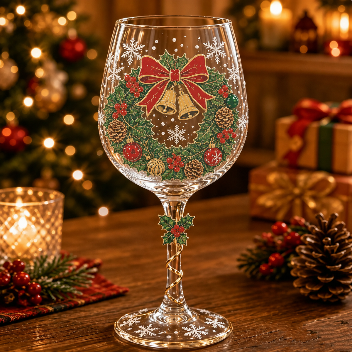 🔥🎁Christmas Wine Glass Collection Gift Box Set✨