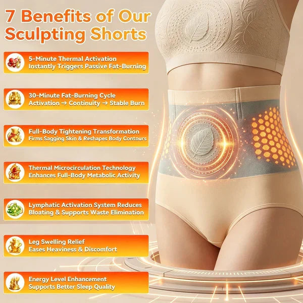 2026 Moringa and Berberine 4-in-1 Microparticle Shaping and Fat Burning Shorts