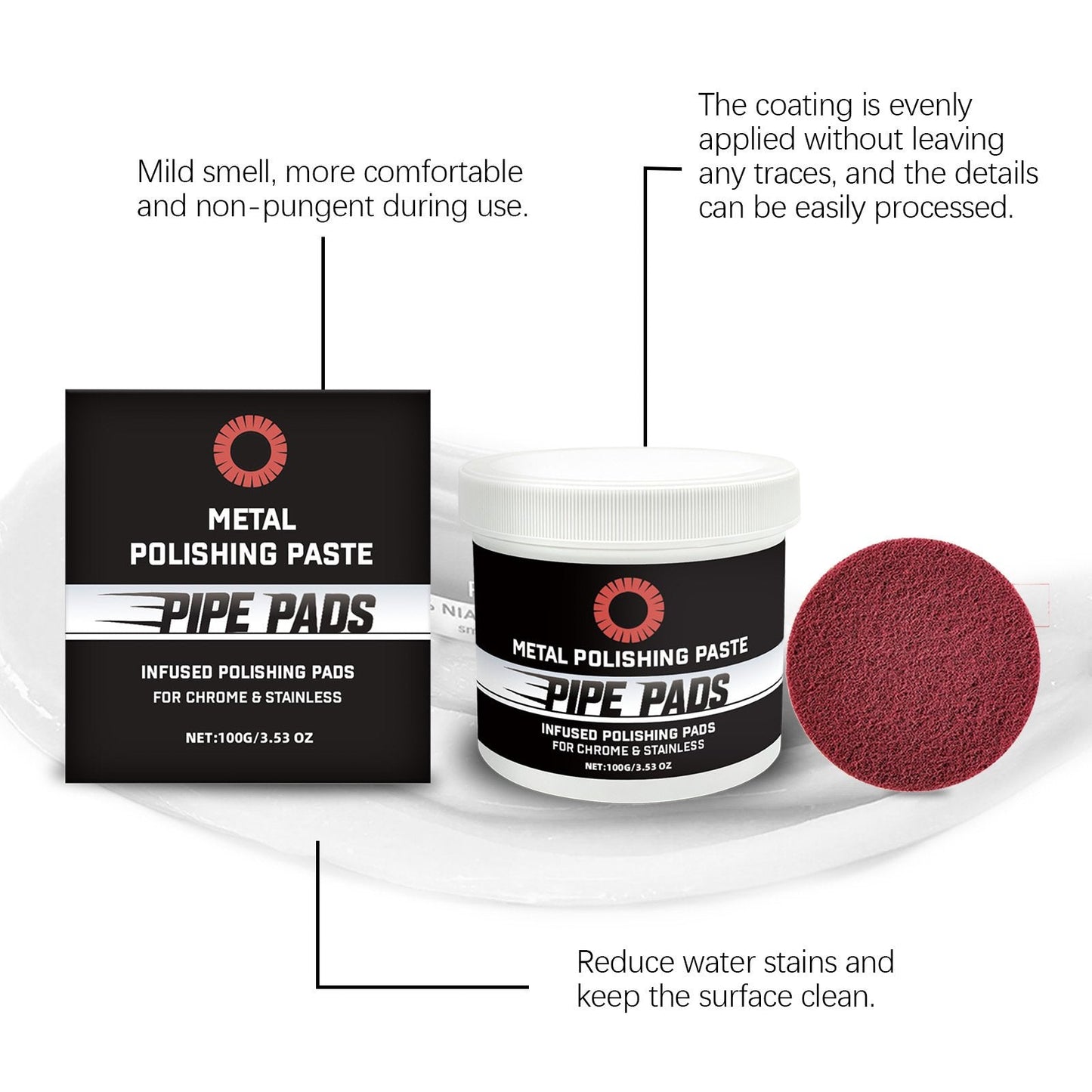 ✨Polishing & finishing set – easily achieve a brilliant shine