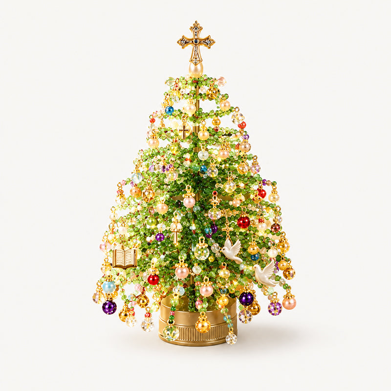 🎄✨Easy DIY Holiday Craft / Beaded Christmas Tree