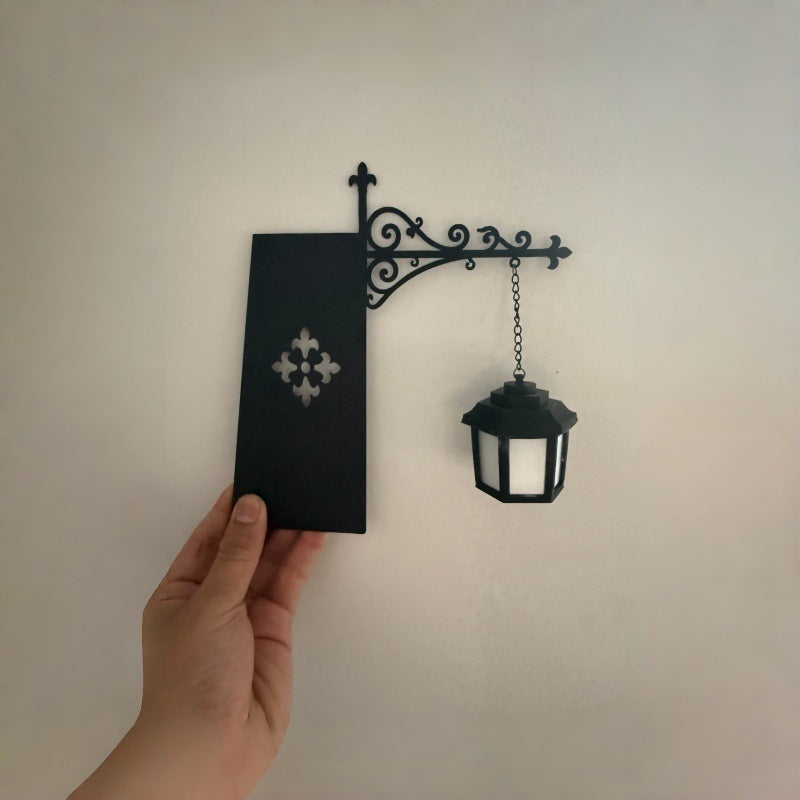 Library Lantern Decorative Bookshelf Lighting | Vintage Book Nook LED Lamp