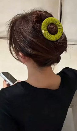 Flat Pressure-Free Hair Claw Clip / Zero-Pressure Ponytail Holder for Women