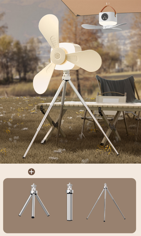 ⏰ Limited-time offer: 50% OFF a rechargeable ceiling fan with LED lights! 🌬️✨