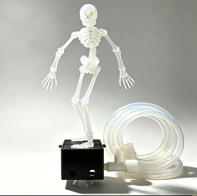 Aquarium Dancing Skeleton Bubbler Decoration