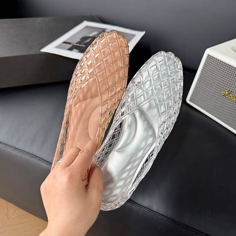 Transparent "Jelly" Pumps for Women / Lightweight, Breathable Summer Shoes