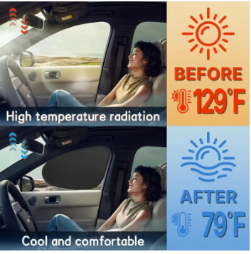 📢⏰Universal static sunshade for side window