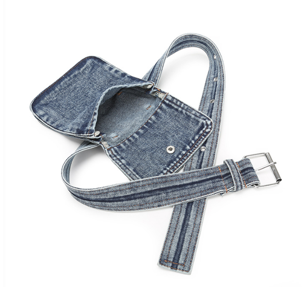 2026 New Arrival: Fashion Denim Chest Bag / Vintage Waist Bag