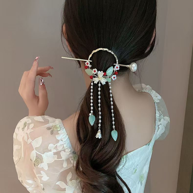 New Style Lily of the Valley Tassel Hairpin – Elegant Hair Stick
