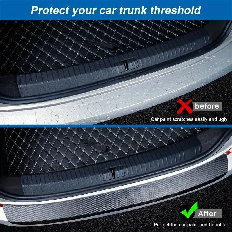 Car door protective film – scratch-resistant and impact-resistant 3D carbon film with self-adhesive backing