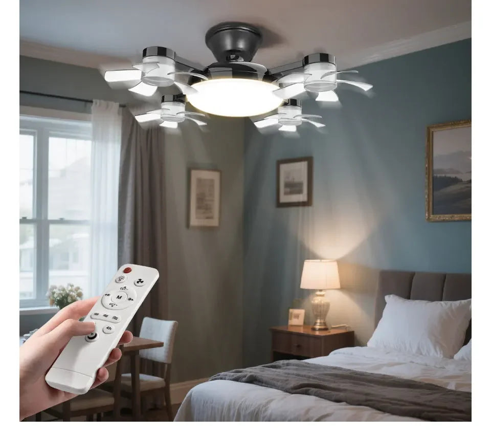 The Nordic Breeze | E27 Ceiling Fan Light – Silent, Strong, Stunning – Modern 2-in-1 Fan Lamp