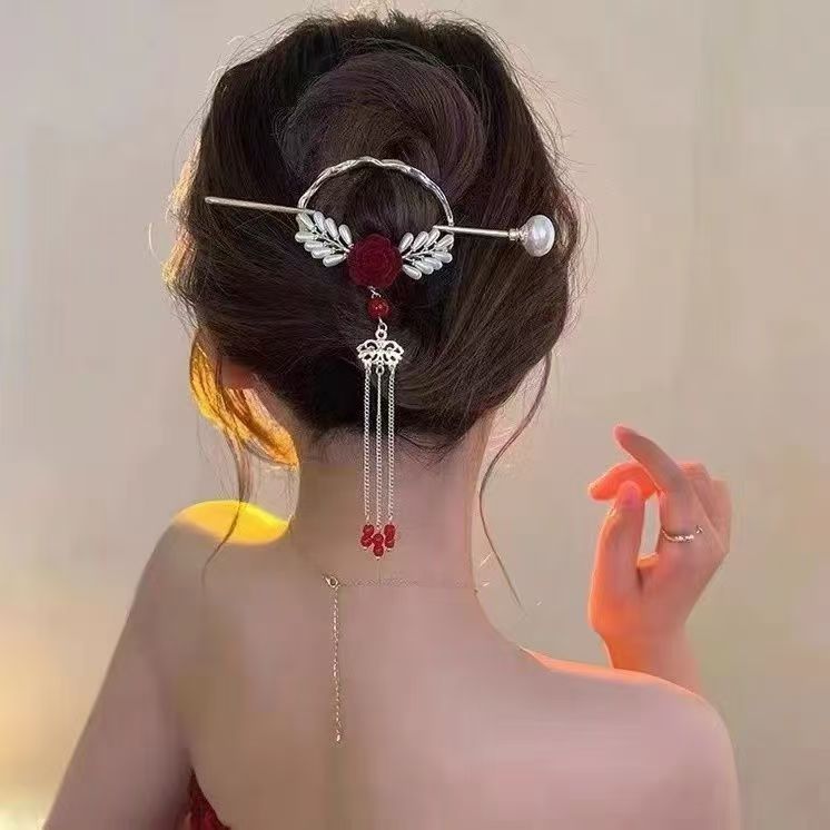 New Style Lily of the Valley Tassel Hairpin – Elegant Hair Stick
