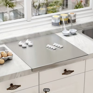 Thick 304 Stainless Steel Cutting Board / Double-Sided Antibacterial Kitchen Cutting Board