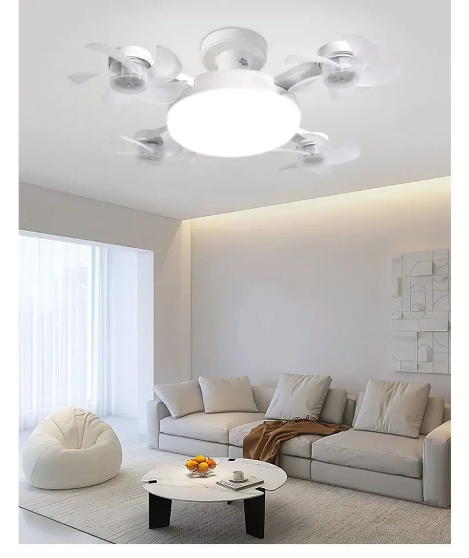 The Nordic Breeze | E27 Ceiling Fan Light – Silent, Strong, Stunning – Modern 2-in-1 Fan Lamp