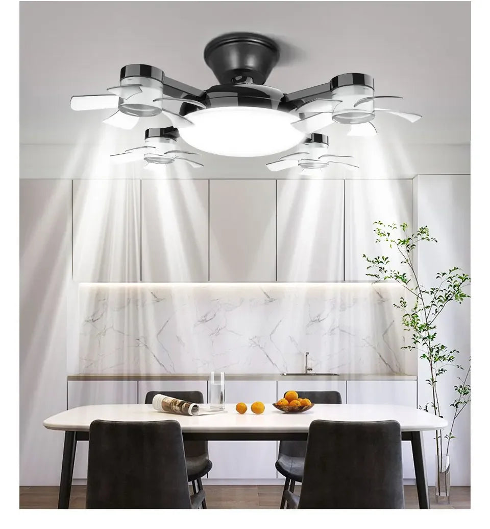 The Nordic Breeze | E27 Ceiling Fan Light – Silent, Strong, Stunning – Modern 2-in-1 Fan Lamp