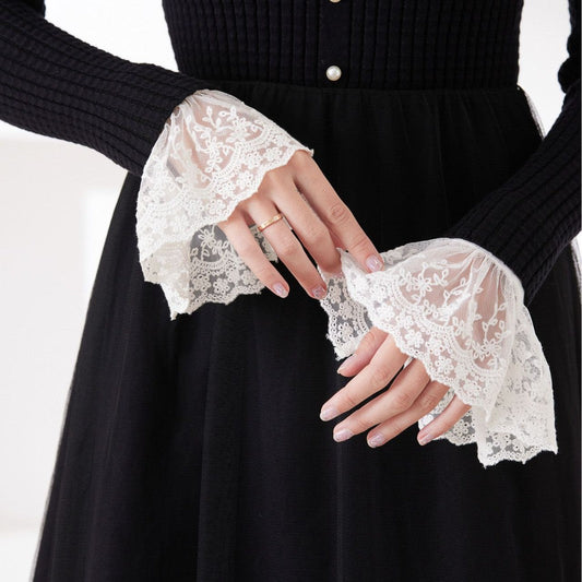 Korean Lace Sleeve / Detachable Romantic Sleeve and Ankle Decoration