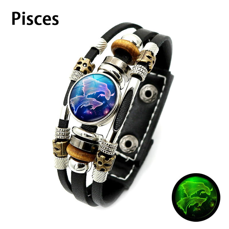 🌌 Glow-in-the-dark zodiac bracelet🌌