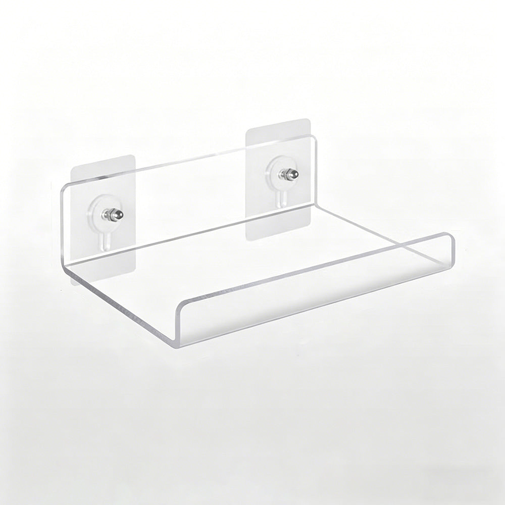 ✨No Drill Acrylic U-Shaped  Wall Shelf