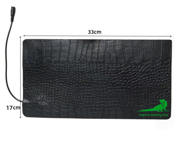 Adjustable Reptile Heating Pad, Under Tank Terrarium Heater Mat 95‑131℉, Waterproof Belly Heat Mat for Snake, Gecko, Lizard &amp; Spider